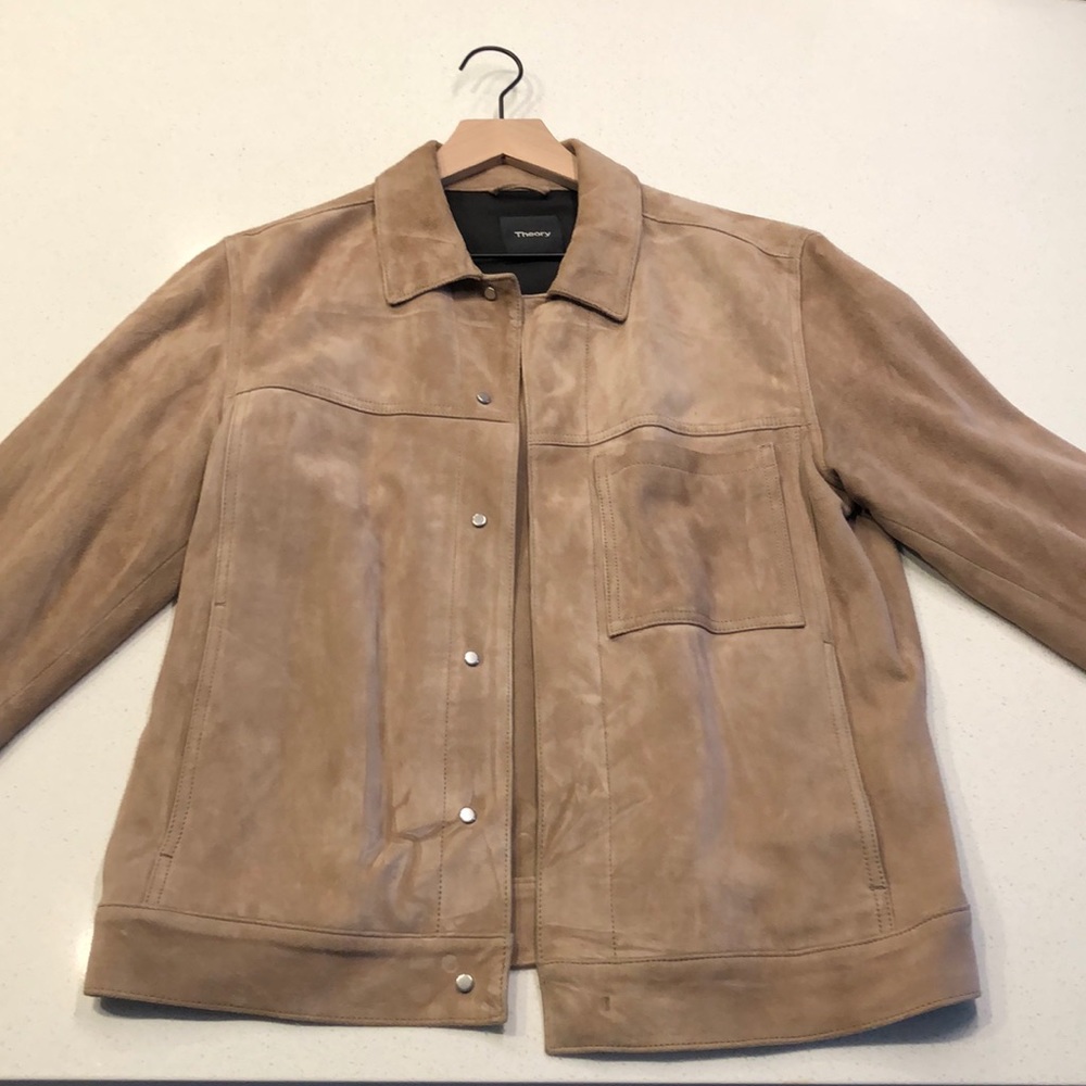 Theory suede brown jacket